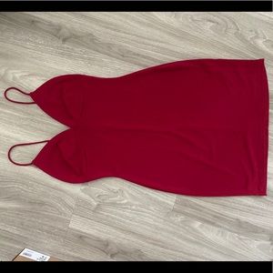 Red Mini Stretch Dress